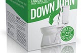 Down John (Once-A-Year) Septic Tank Treatment | 1 Year Supply | 3-Part Concentrate Live Bacteria, Carbon  Enzyme Treatment | Odor Neutralizer | Cleans Septic Lines  Improves Drain Field Absorption