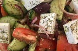 Vegan Greek Salad — Recipes — Plantiful Coach