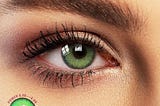 Bluebells Green Colored Contacts