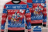 Crystal Palace FC Disney Team Customized Ugly Christmas Sweater Jumper