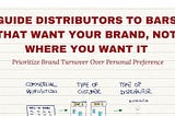 Guide Distributors to Bars That Want Your Brand, Not Where You Want It