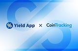 Yield App 與領先加密稅務軟件和投資組合跟蹤器 CoinTracking 完成集成