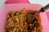 Capsicum "Cauliflower" Rice