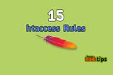 15 useful htaccess tips and tricks