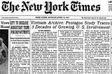 Unveiling Shadows: The Pentagon Papers and Their Impact on Journalism and Democracy