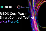 RIZON CosmWasm Smart Contract_Testnet (a.k.a flora-2)