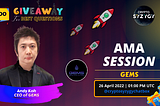 CRYPTO SYZYGY : AMA Session With GEMS