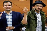 Justin Timberlake and Jimmy Fallon have stolen the show at the US Open