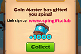 1k free spins coin master 3 link today show