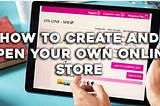 How to Create a Store Website  