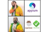 Stop using Appium (if you have access to the source code)