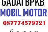 Gadai bpkb mobil motor bogor (087774579721)