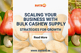 Scaling Your Business with Bulk Cashew Supply: Strategies for Growth