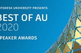 Donnie Gladfelter Wins Best of Autodesk University 2020 Speaker Award
