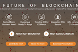 Why Root Blockchain is a revolutionary Project?