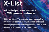 X-List — All-in-One EVM Network Aggregator