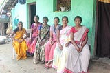 Members of the Sakhi Women Self-Help Group (SHG) of Kanhalgaon village.