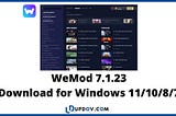 WeMod 8.0.0 Download for Windows 11, 10, 8 — Updov
