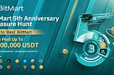 BitMart 5th Anniversary Celebration Event — Treasure Hunt