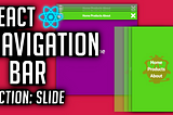 Create a Sliding React Navigation Bar