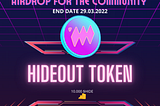 Hideout Wallet Projects Airdrop is LIVE NOW!