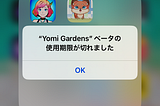 Yomi Gardens IOS Testflight Migration