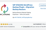 Setting up a Staging Site in WordPress with WP Staging