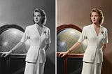 Colored Celebrities From The Golden Age Of Hollywood Using AI And It Takes A Few Seconds