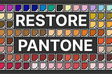 Restoring Pantone Colors in New Illustrator Versions