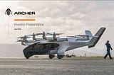 Pitch Deck Analysis: Archer Aviation