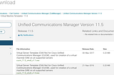 Installing CUCM 11.5