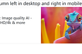 boostrap column left in desktop and right in mobile