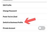 How to Convert Your Instagram to a Business Profile