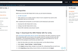 Getting started with AWS for Unity