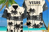 Vegas Golden Knights 2024 Winter Classic: Aloha on Ice Hawaiian Shirt & Shorts