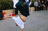 Breakdancing One Hand