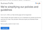 Unveiling the New Google Business Profile Policy