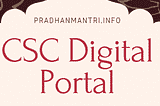 CSC Digital Seva Portal Login at www DigitalSeva CSC GOV in