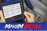 Autel MaxiIM IM508 IM608 Important Information