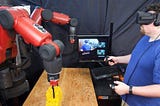 Using virtual reality to operate robots remotely