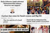 The Times of London is Mirroring Saudi-State Propaganda in Reporting on Mohammad bin Salman
