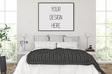 472+ Bedroom Poster Mockup Free Psd Template Download