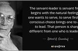 Servant Leader or A True Leader in Scrum