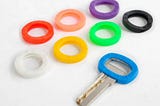 FREE 8 Piece Multi-Colored Key Rubbers — Limited Stock!
