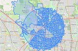 A Python Code of Geofencing Statistical Areas for Retail Catchment Analysis