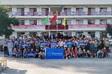 WaykiChain財団が中国陝西省のYongtai９年制学校にチャリティー活動として食料支援を開始