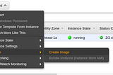 Create AMI From Existing EC2 Instances