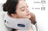 Portable Electric Neck Massager 2 In 1 Hot