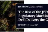 Рост JPEG, махинации с регулированием и DeFi доставка товаров