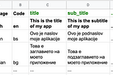 Google Apps Script for Android Translation